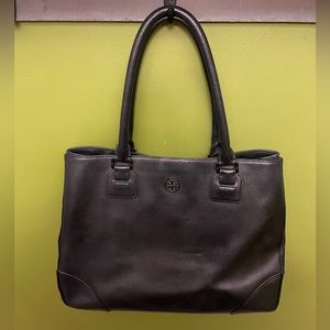 Tory Burch Coated canvas large tote.